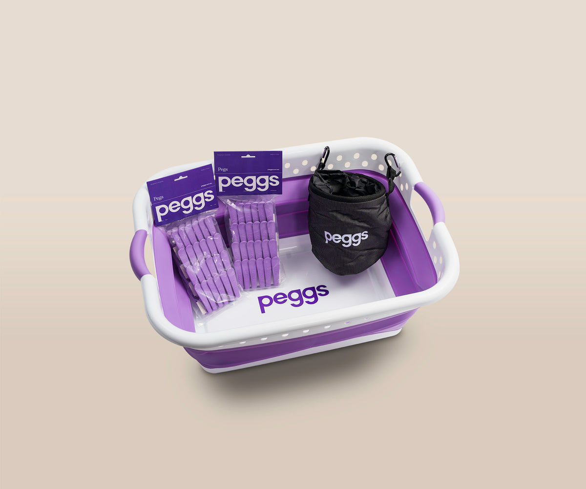 The current Peggs range of Handy Lines and accessories